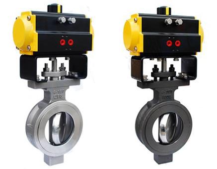 氣動(dòng)高性能對(duì)夾式偏心蝶閥 氣動(dòng)高性能對(duì)夾式偏心蝶閥